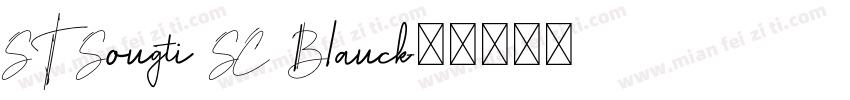 STSongti SC Blanck字体转换